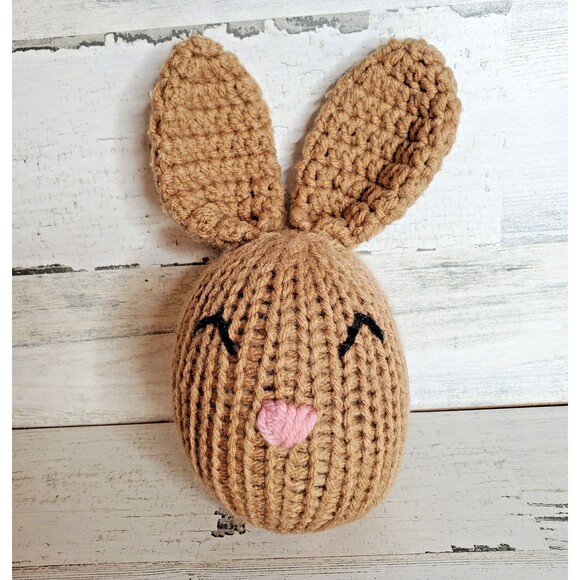 Handmade Other - Handmade Crochet Bunny Rabbit "Egg" Creative Easter Basket Stuffer 8"